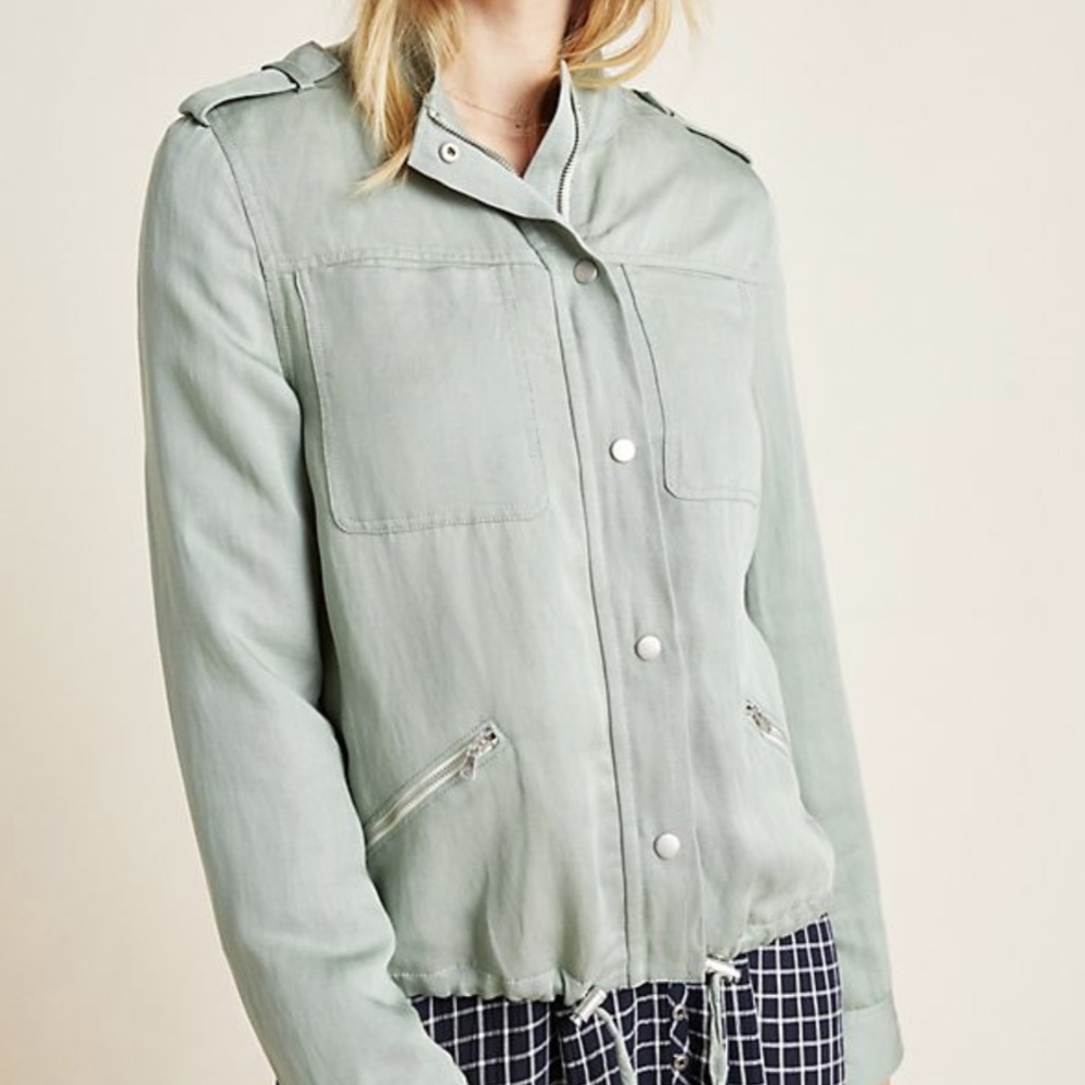 NEW Defect $249 Paige Ryland Chambray Utility xs - Picture 3 of 8